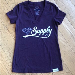Diamond Supply V-neck T-shirt